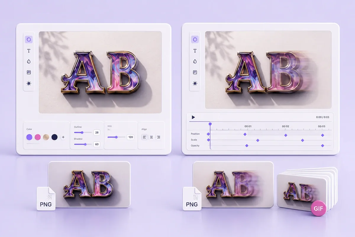 Free text-logo generators for decorative image lettering