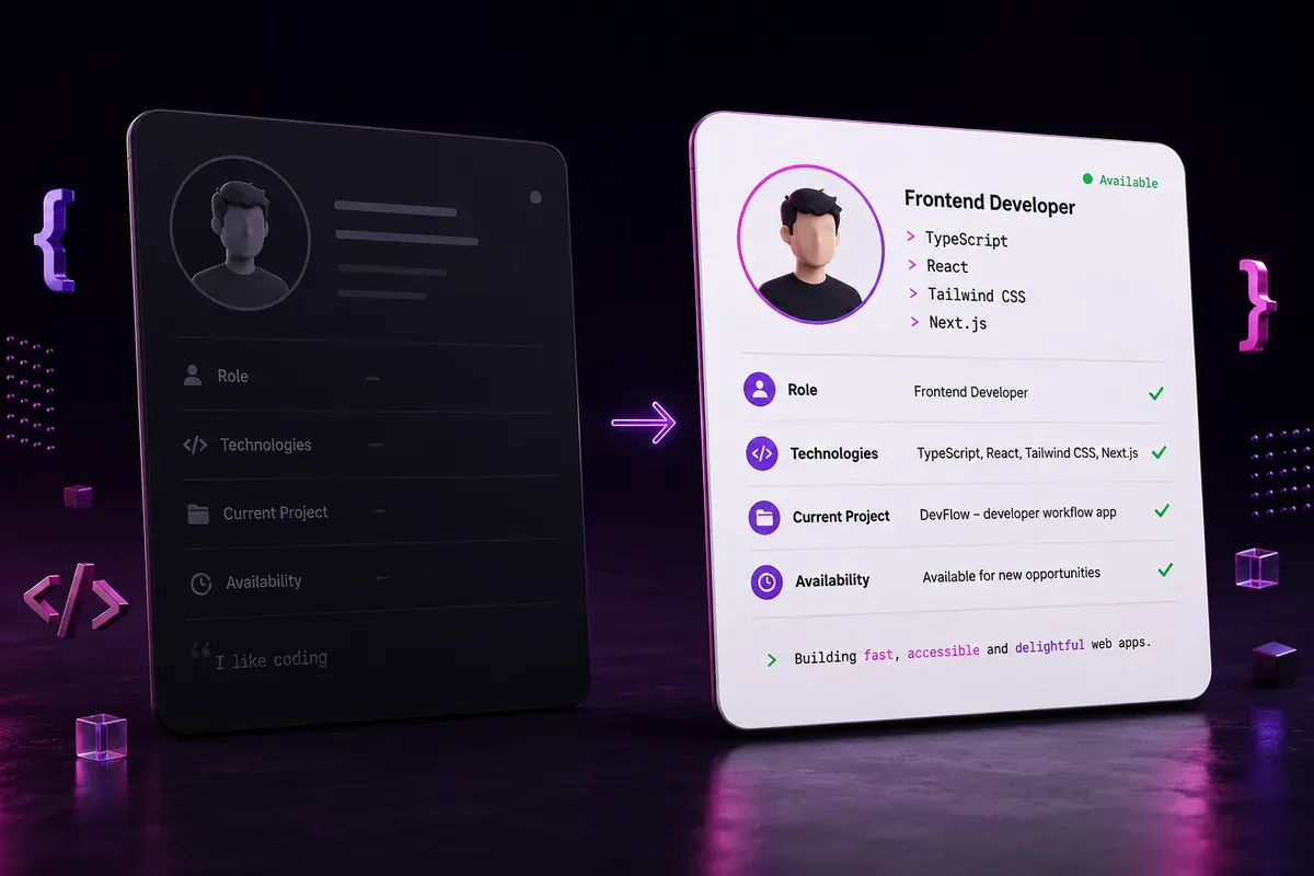 Guidance for writing a clearer and more useful developer bio
